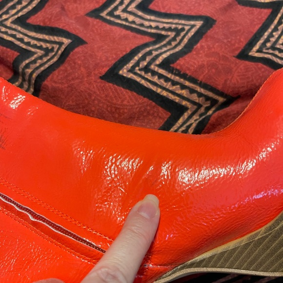 Circus NY by Sam Edelman Sandy Knee High Platform Boots Poppy Haze Orange sz 7 - Picture 8 of 10